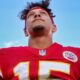 Patrck Mahomes in uniform