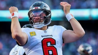 Baker Mayfield in uniform