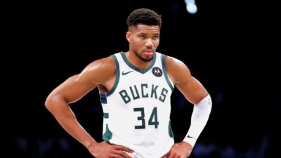 Giannis Antetokounmpo of the Milwaukee Bucks