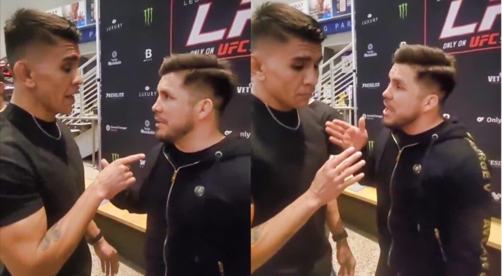 Henry Cejudo And Mario Bautista Get Involved In Heated Confrontation