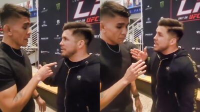 Henry Cejudo And Mario Bautista Get Involved In Heated Confrontation