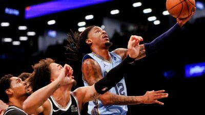 Ja Morant stuns with two 360 layups against the Nets