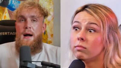 Jake Paul and Haliey Welch on podcast