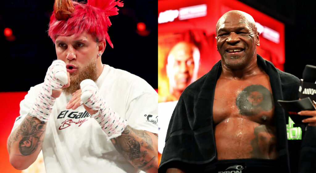 Jake Paul vs. Mike Tyson Comparison 