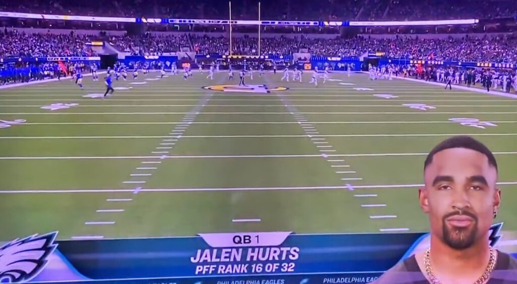 Jalen Hurts SNF player intro