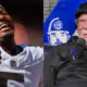 Photo of Jameis Winston making thumbs down gesture and photo of Bruce Arians smiling