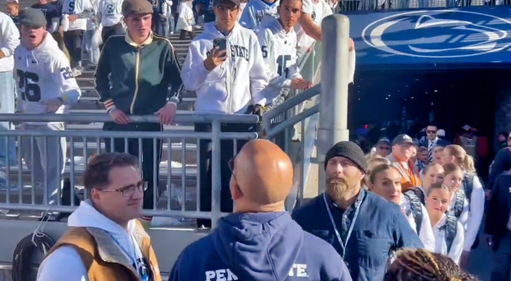 James Franklin calling out a heckler