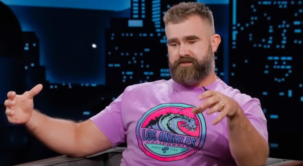 Jason Kelce on talk show