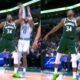 Camera caught Giannis Antetokounmpo's intentional attempt to injury Jayson Tatum