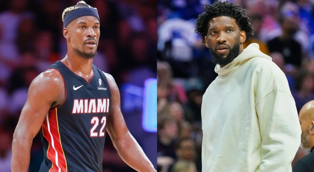 Joel Embiid praised Miami Heat star Jimmy Butler after Butler's impressive performance against the 76ers