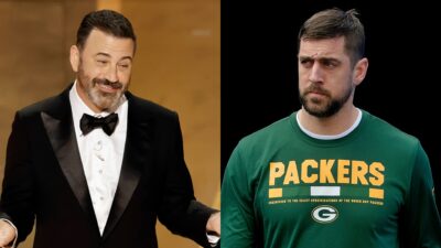 Jimmy Kimmel. and Aaron Rodgers