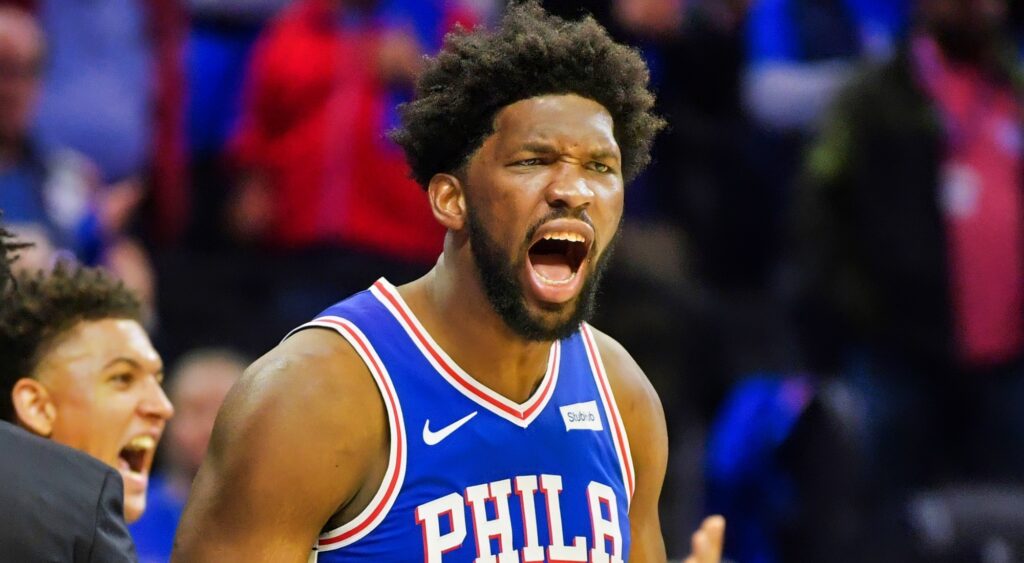 Joel Embiid of the Philadelphia 76ers