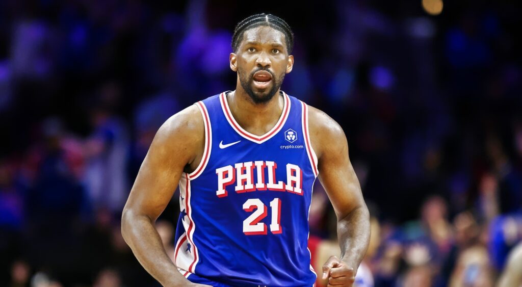 Joel Embiid of the Philadelphia 76ers