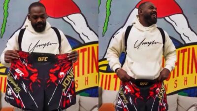 Jon Jones shares his candid opinion on his personalized shorts