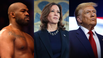 Fans call out Jon Jones as he follow Kamala Harris not Donald Trump