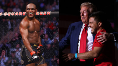 Kamaru Usman, Henry Cejudo, and other supports Donald Trump