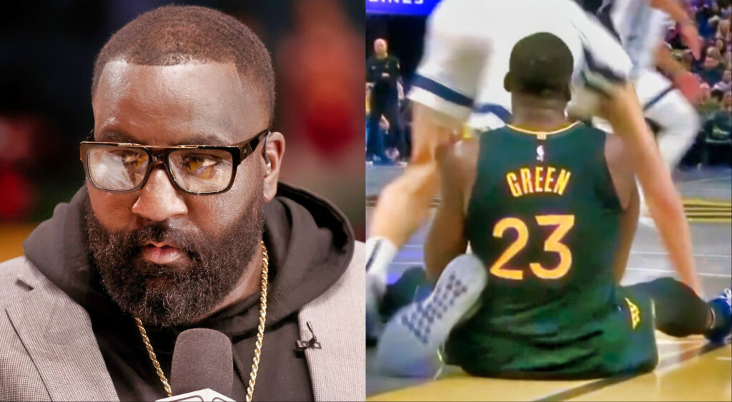 Kendrick Perkins calls for suspension after Draymond Green's foul on Zach Edey