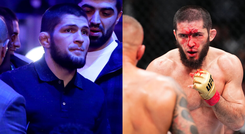 Khabib Nurmagomedov reviews Islam Makhachev's last fight