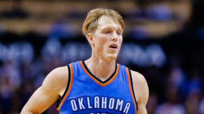 Kyle Singler of the Oklahoma City Thunder during an NBA game