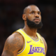 LeBron James of the Los Angeles Lakers