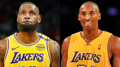 Comparison of LeBron James and Kobe Bryant's career achievements