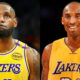 Comparison of LeBron James and Kobe Bryant's career achievements