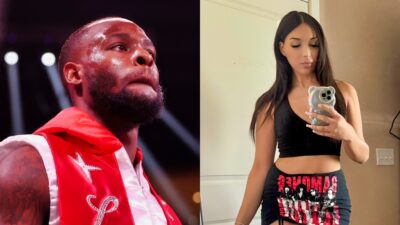 Le'Veon Bell in boxing ring and Lex posing