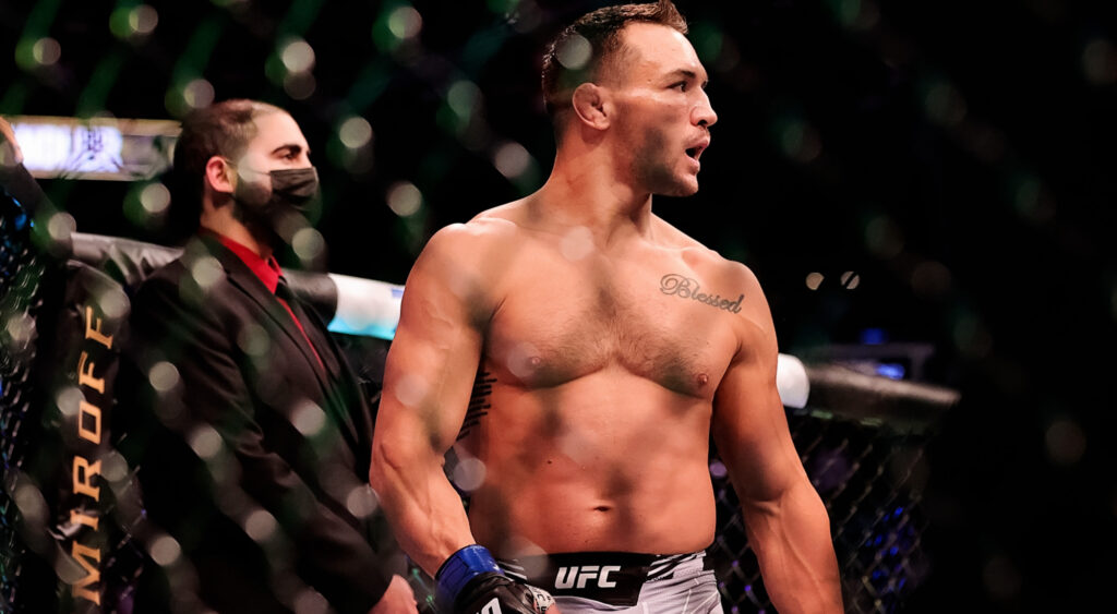 Michael Chandler Flaunts His Physique 