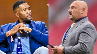 Photos of Michael Strahan and Jay Glazer