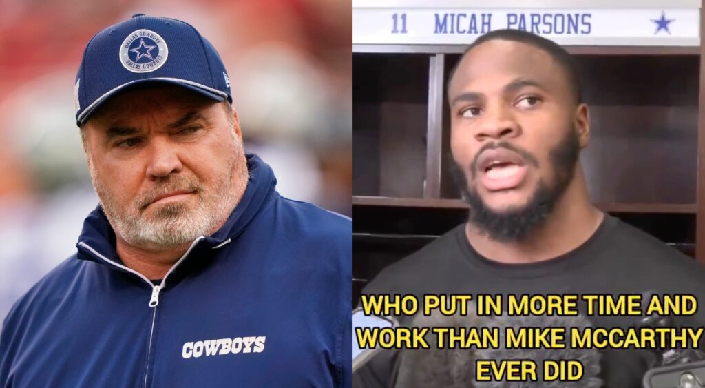 Mike McCarthy and Micah Parsons.