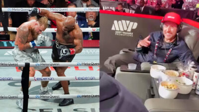 Mike Tyson vs. Jake Paul (left) and ringside seats (right)