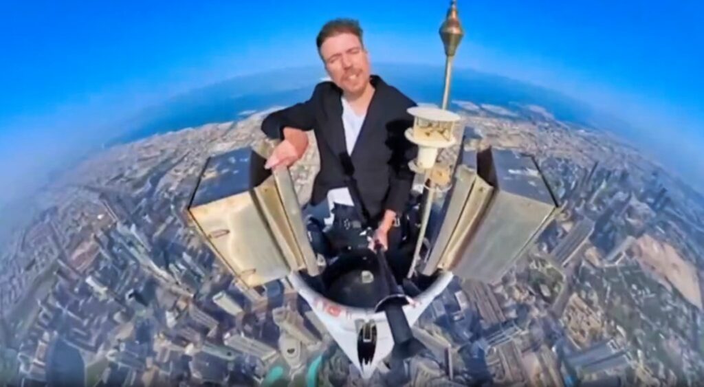 MrBeast on tallest building in the world