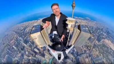 MrBeast on tallest building in the world