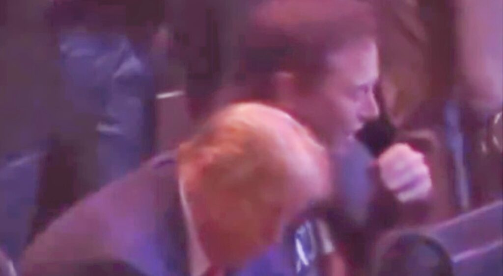 Elon Musk and Donald Trump at UFC 309