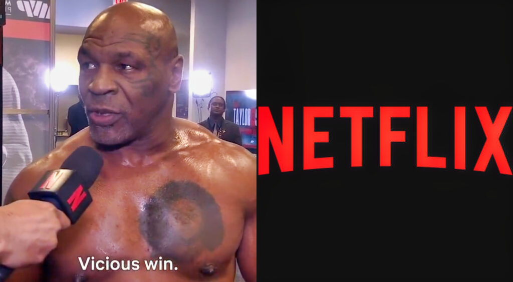 Netflix Had The Perfect Response To Shwoing Mike Tyson's Bare Butt On Live TV