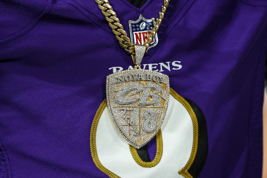 Lamar Jackson's Diamond Chains And Necklaces Cost