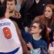 New York Knicks Star OG Anunoby Nearly Crashed Into Actress Anne Hathaway Sitting Courtside While Chasing Ball during an NBA match