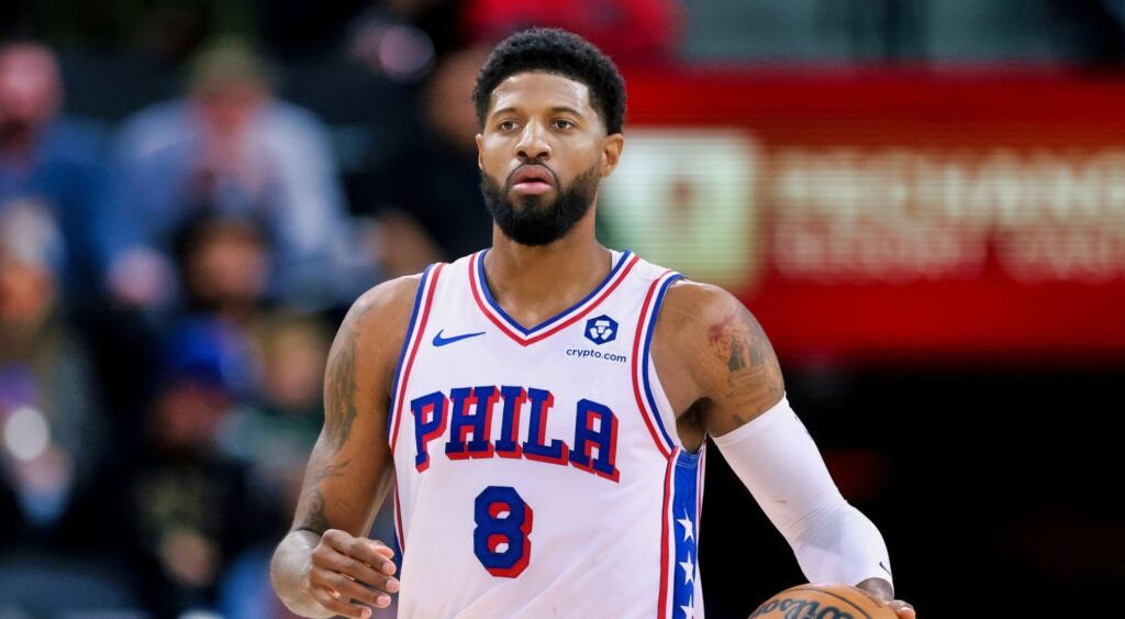 Paul George of the Philadelphia 76ers