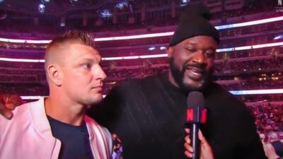 Rob Gronkowski Challenges Shaquille O'Neal For The First Boxing Showdown