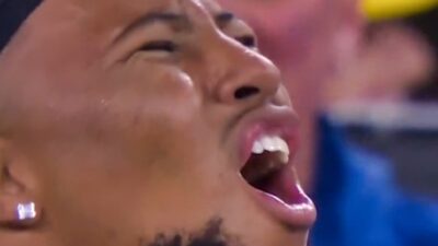 Saquon Barkley yelling