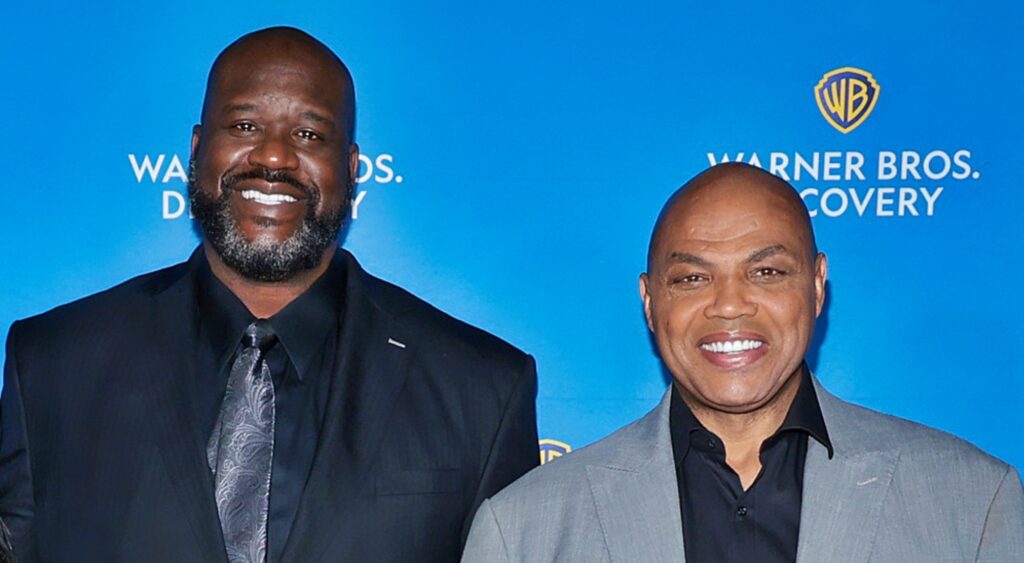 Shaquille O'Neal, and Charles Barkley attends the Warner Bros. Discovery Upfront 2024 on May 15, 2024 in New York City. 