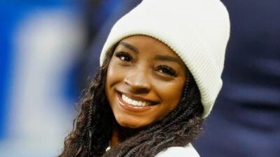 Simone Biles smiling