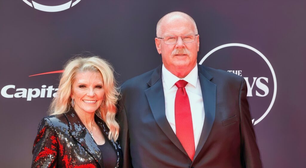 Tammy Reid and Andy Reid attend the 2024 ESPY Awards