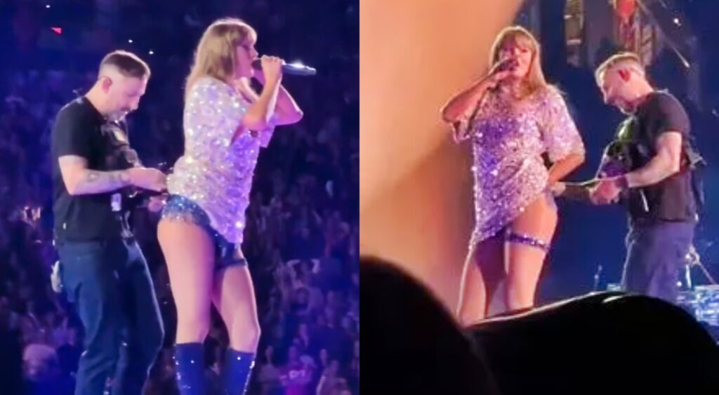 VIDEO: Taylor Swift Suffered Wild Wardrobe Malfunction During Eras Tour That Had Her Backside Exposed On Stage For All To See