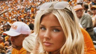 Blonde Tennessee Vols fan