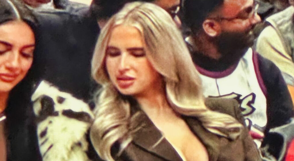 Blonde Woman seen at Toronto Raptors game