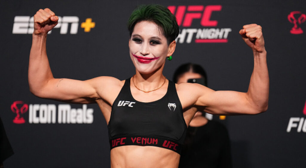 Fans Calls Wang Cong Cringe For Her Joker Look at UFC Macau