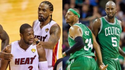 Dwyane Wade and Udonis Haslem shared their rivalry with Paul Pierce and Kevin Garnett