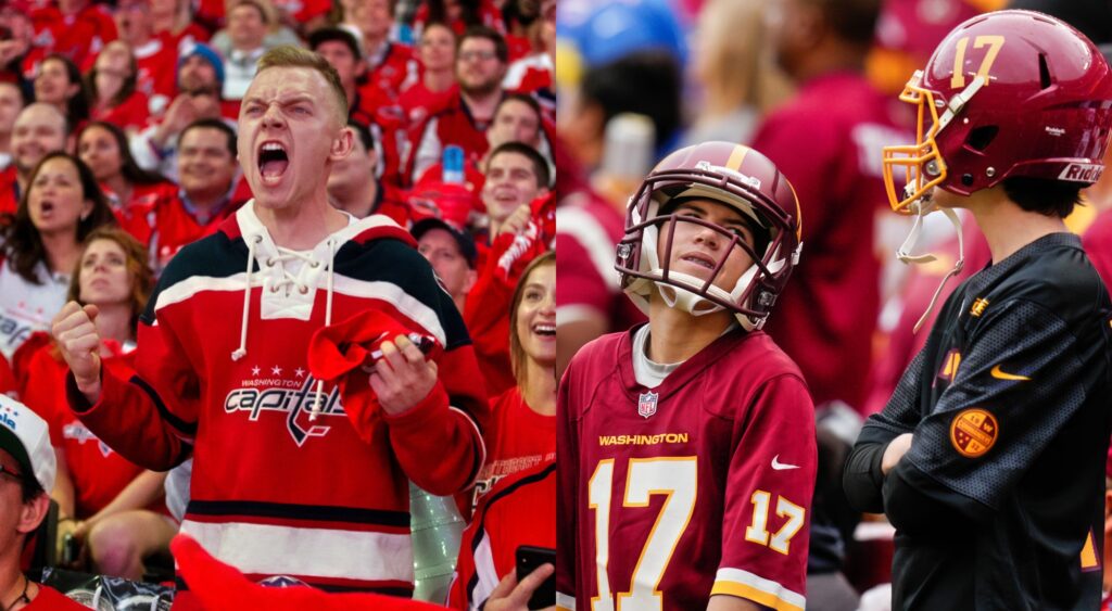 Washington Capitals and Washington Commanders fans