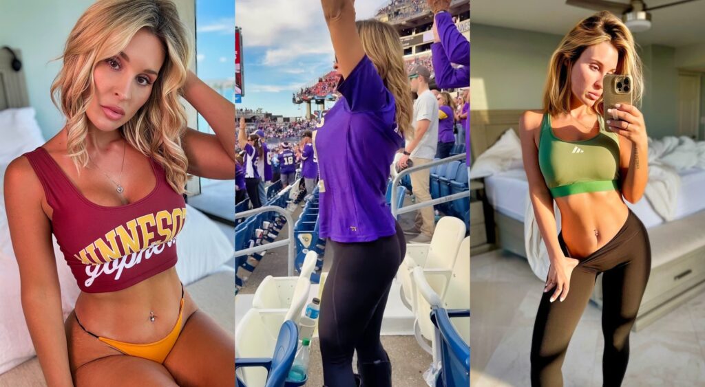 Vikings fan Allie Rae.